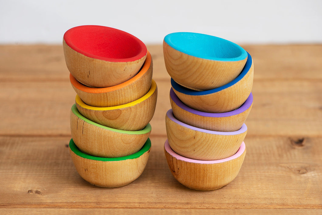 Rainbow Sorting Bowls (10)