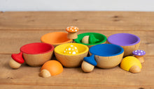 Load image into Gallery viewer, Rainbow Sorting Bowls (6)
